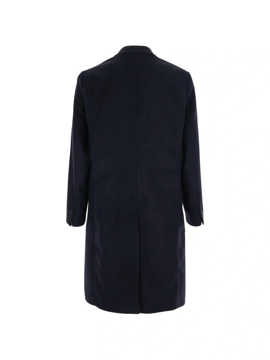 Palton Emporio Armani albastru din lana si casmir - Img 4