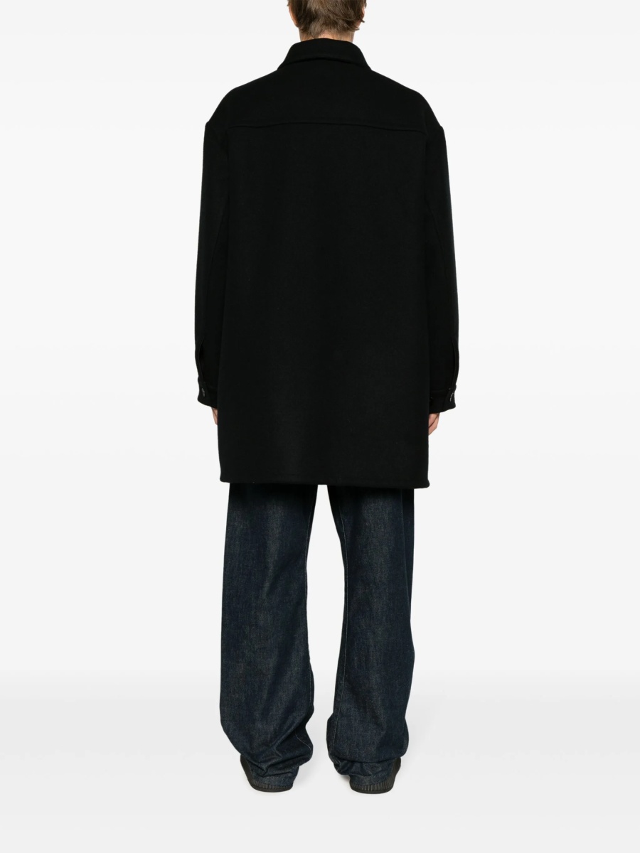 Palton Jil Sander albastru din lana - Img 4