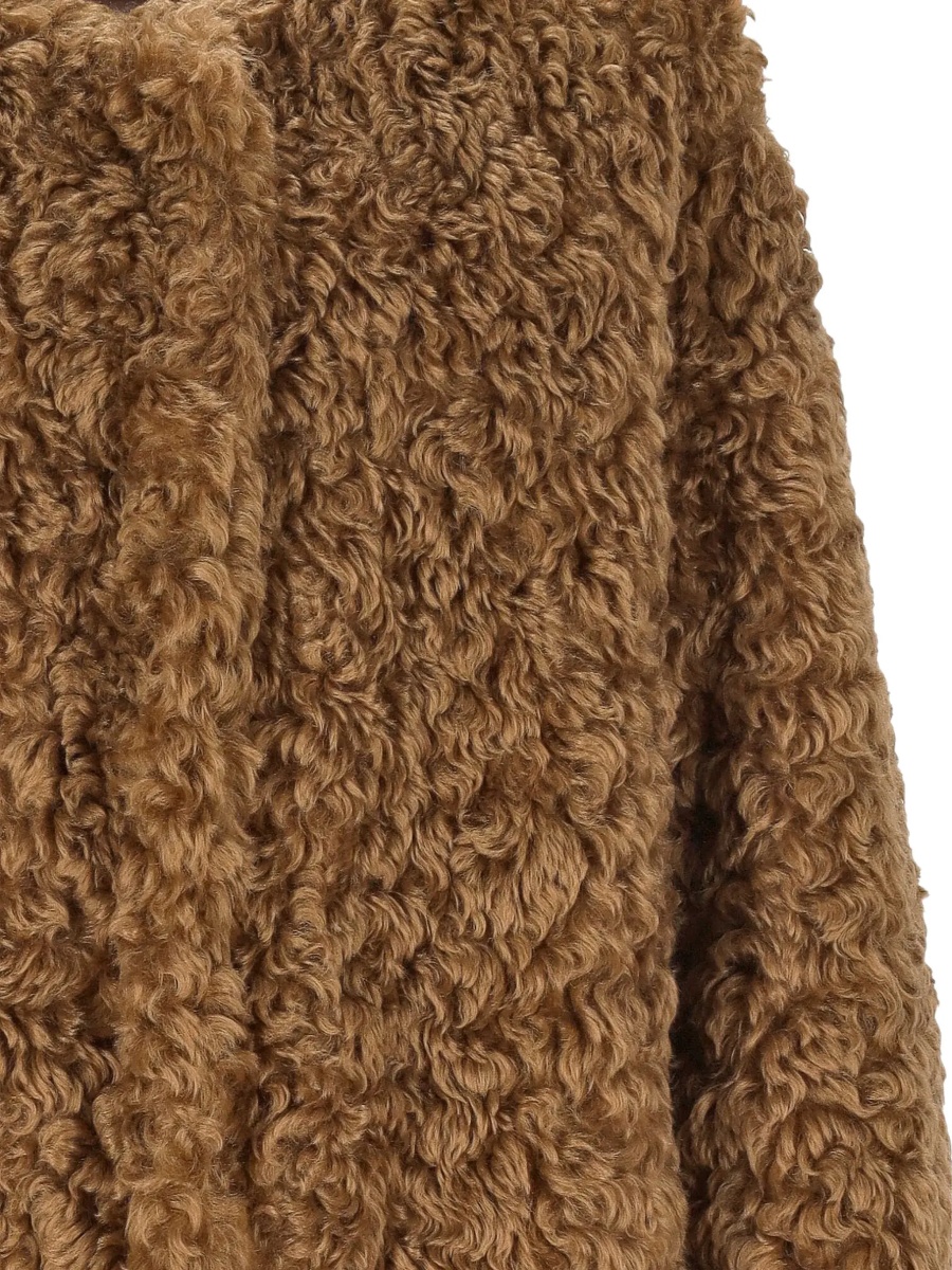 Palton Long plush Coat - Img 5