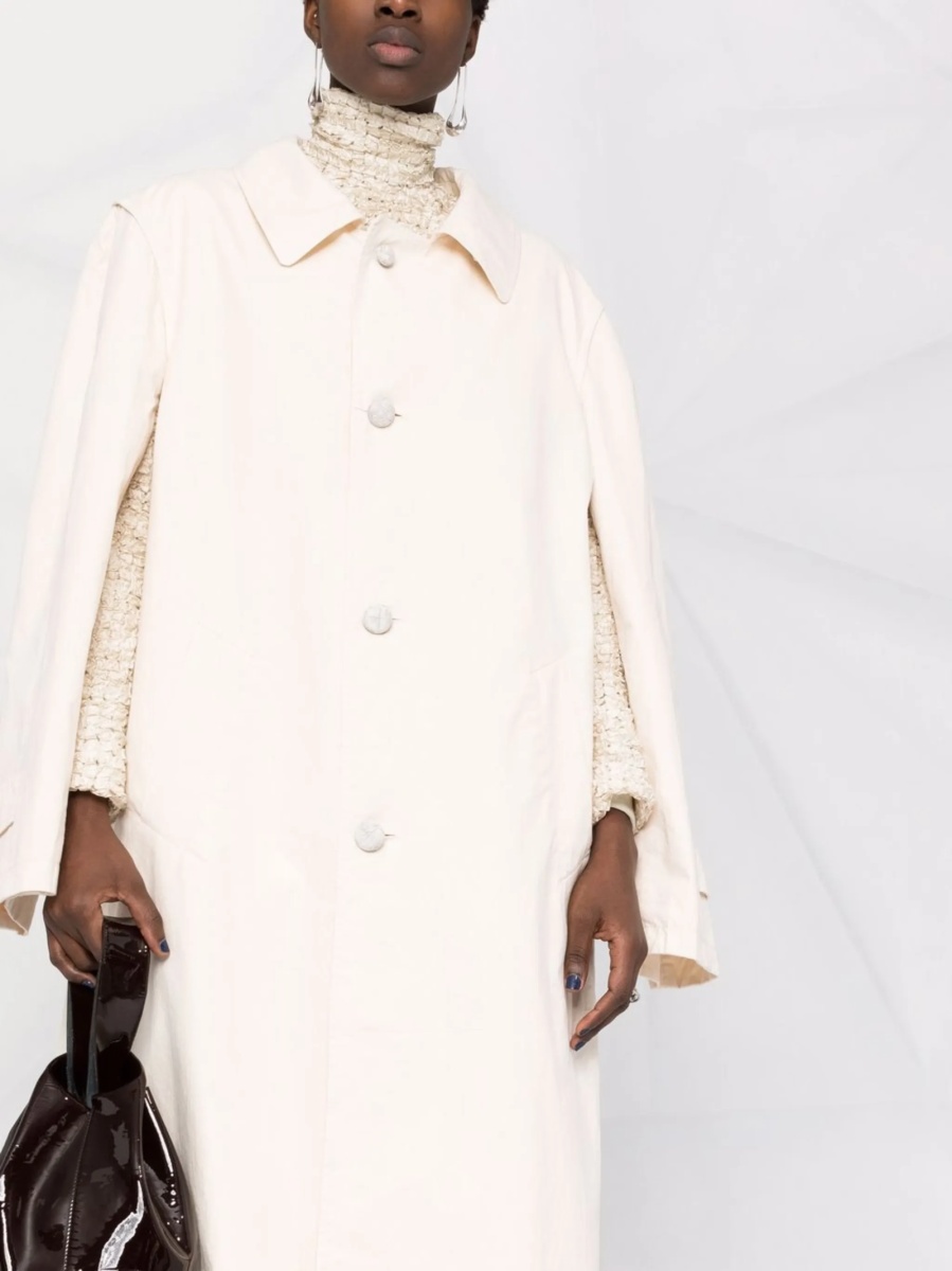 Palton Maison Margiela neutru din bumbac - Img 3