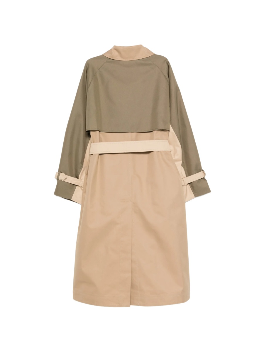 Palton Max Mara neutru din bumbac si polyester - Img 2