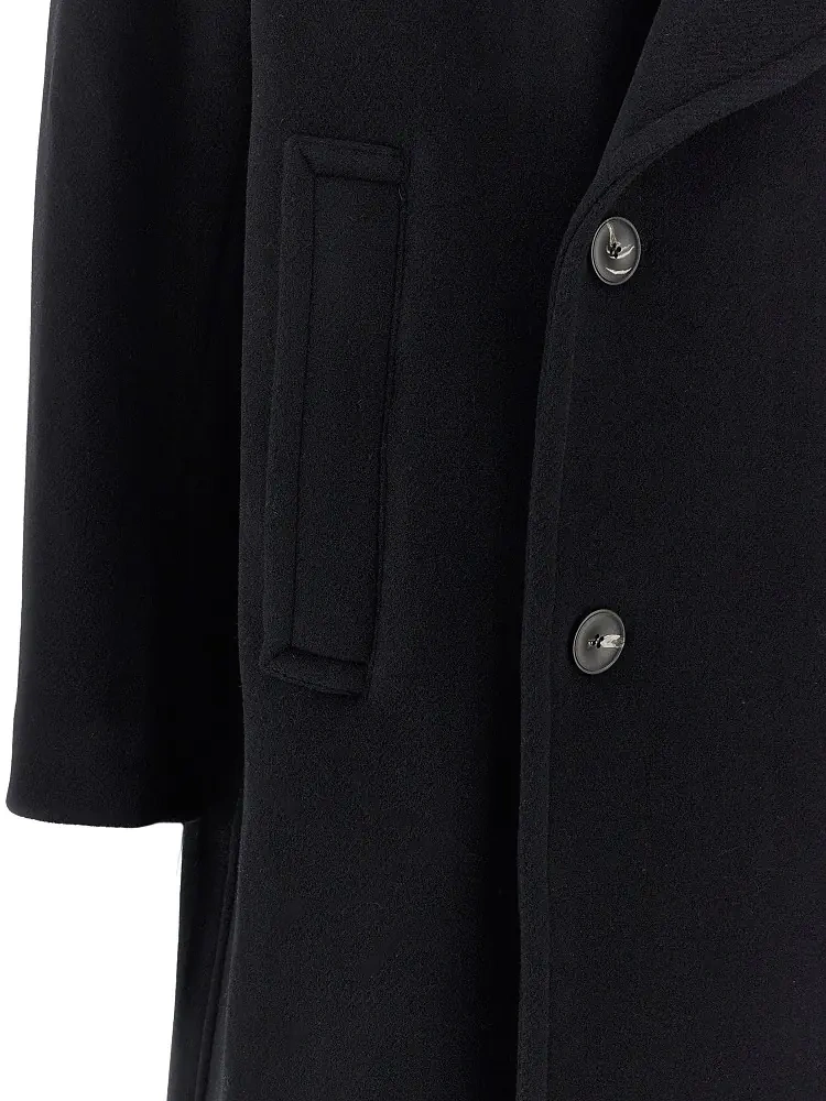 Palton Wool-blend double-breasted overcoat - Img 2