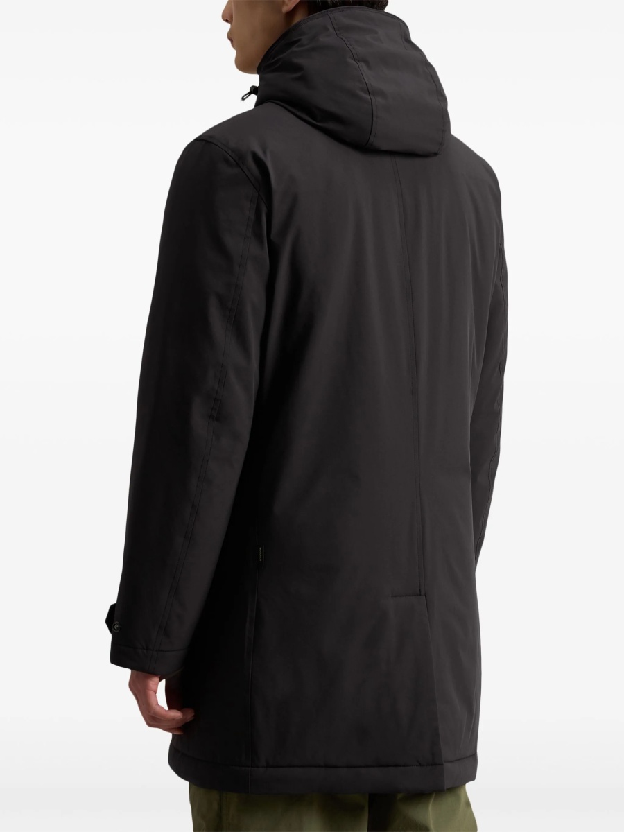 Palton Woolrich negru din elastan si poliamida - Img 4
