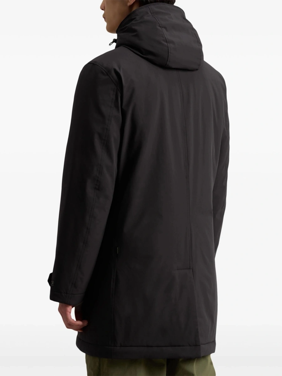 Palton Woolrich negru din elastan si poliamida - Img 4