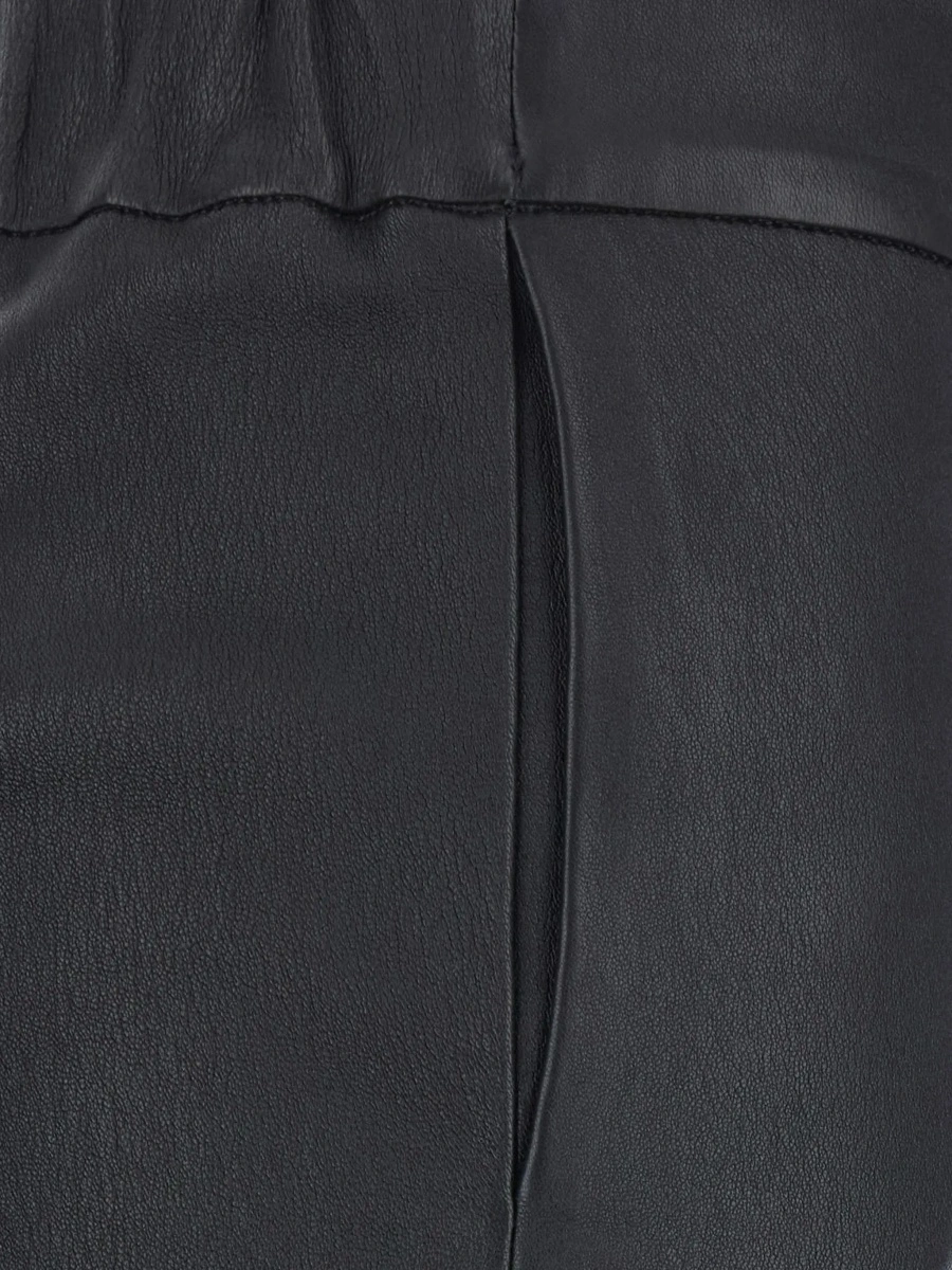 Pantaloni ARMA negri din piele - Img 4