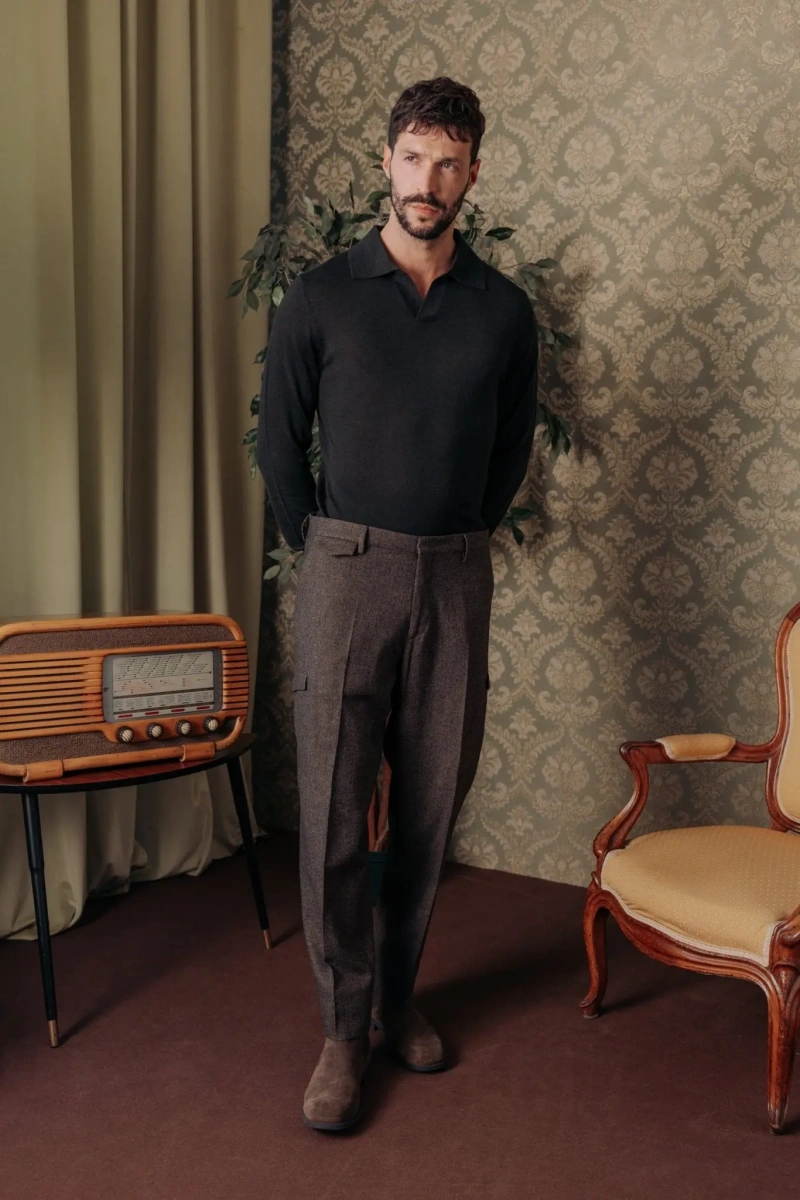Pantaloni Autore Crowe Wool Trousers - Img 2