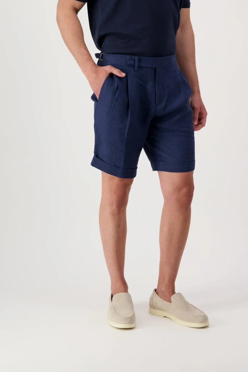 Pantaloni Autore Torres Linen Bermuda Shorts - Img 2