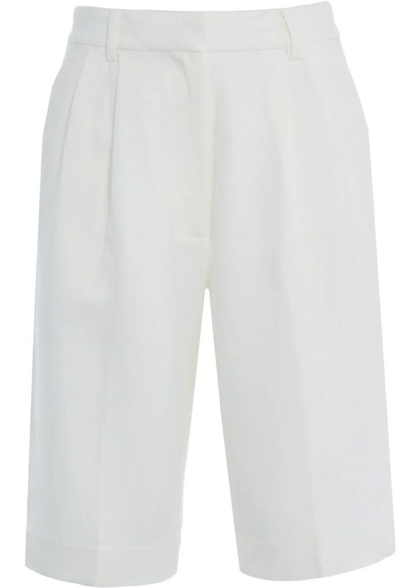 Pantaloni Bermuda shorts in linen blend - Img 2