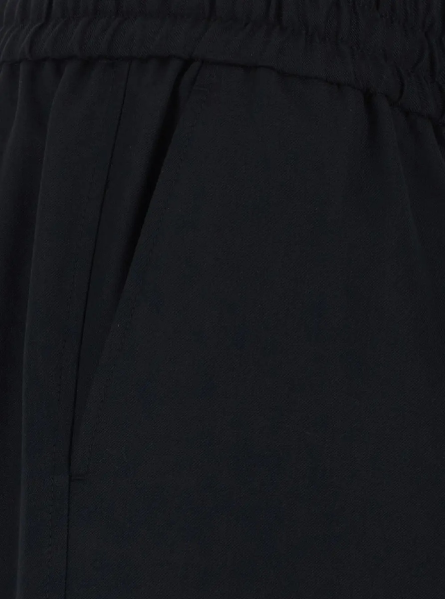 Pantaloni Black Pants with elasticated drawstring waist in Blend wool for men - Img 3