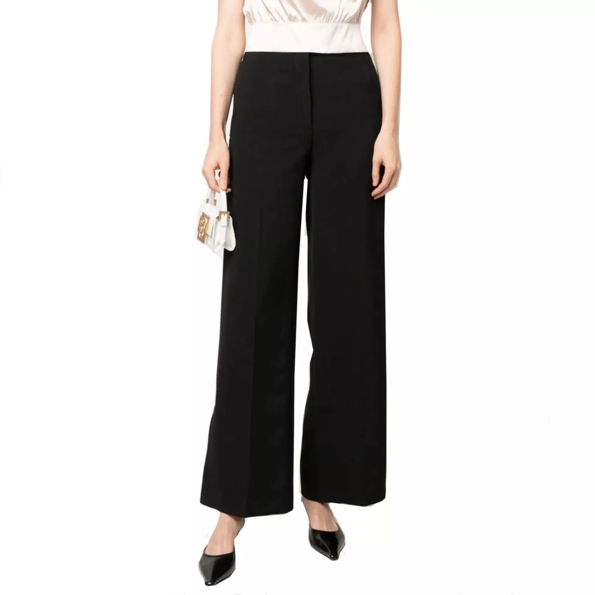 Pantaloni Blanca Vita Palazzo Trousers - Img 2