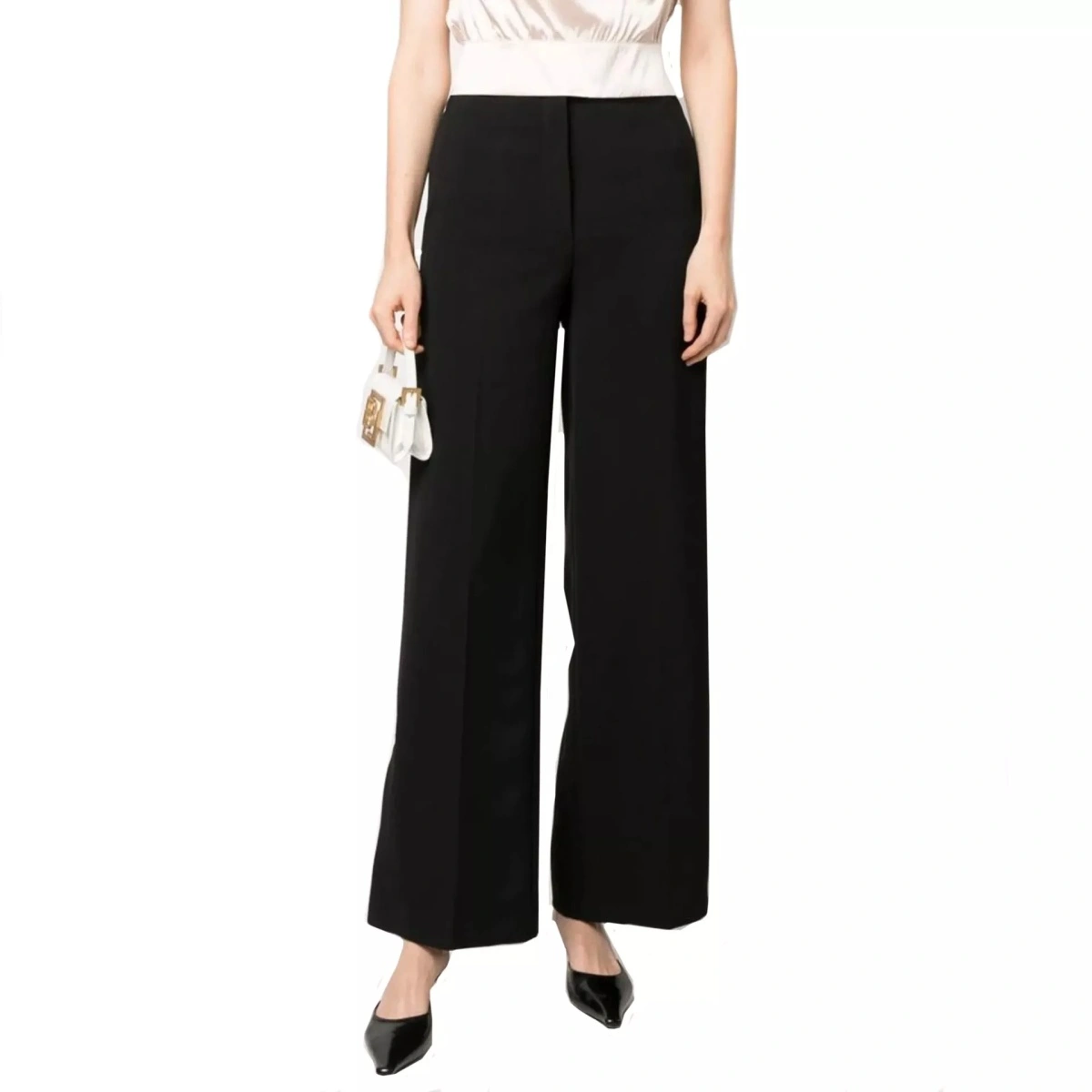 Pantaloni Blanca Vita Palazzo Trousers - Img 2