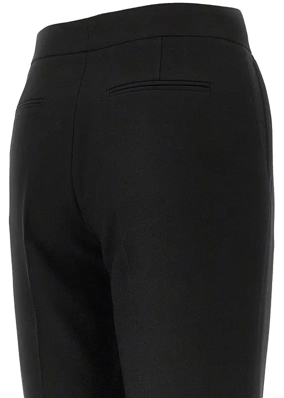 Pantaloni Canvas cropped straight leg pants - Img 4