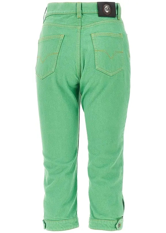 Pantaloni Capri jeans with Medusa logo - Img 3