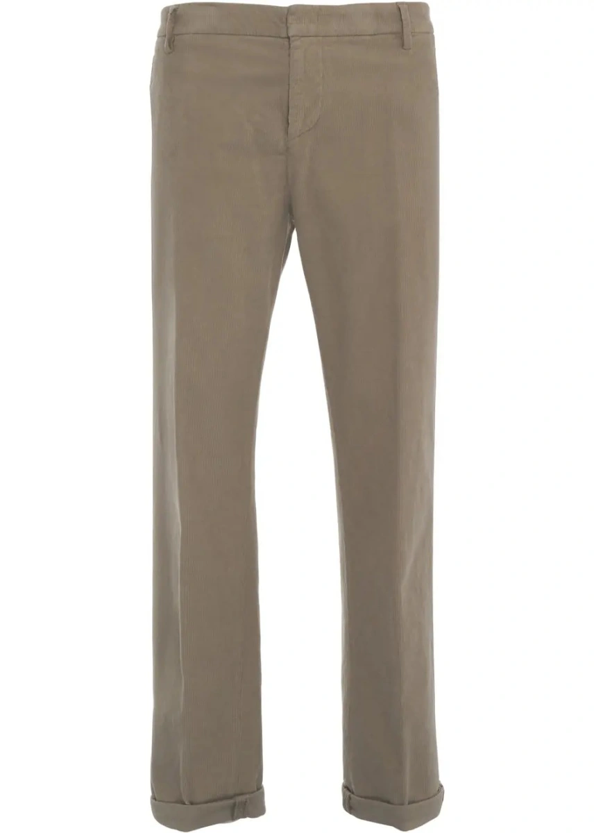 Pantaloni casual Dondup din bumbac - Img 2