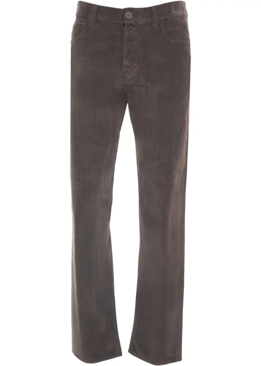 Pantaloni casual Jacob Cohen maro din catifea reiata 'Edo' - Img 2