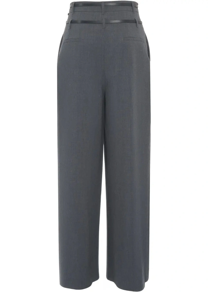 Pantaloni casual Liu Jo White gri - Img 4