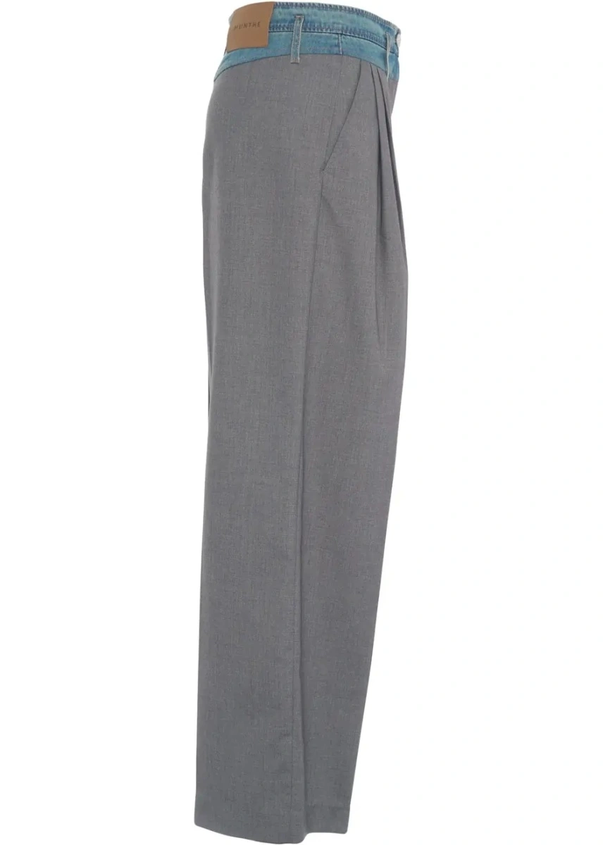 Pantaloni casual Munthe gri - Img 3