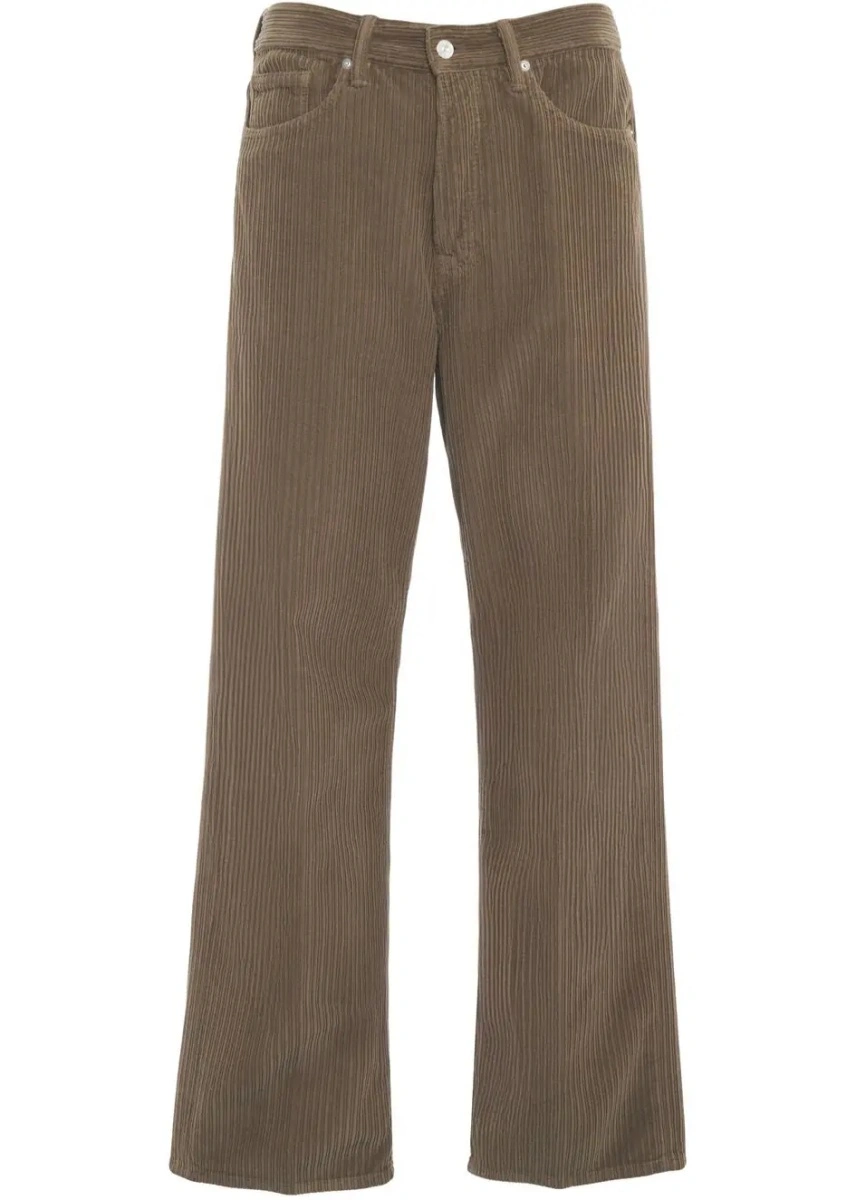 Pantaloni casual Nine in the morning din catifea reiata - Img 2