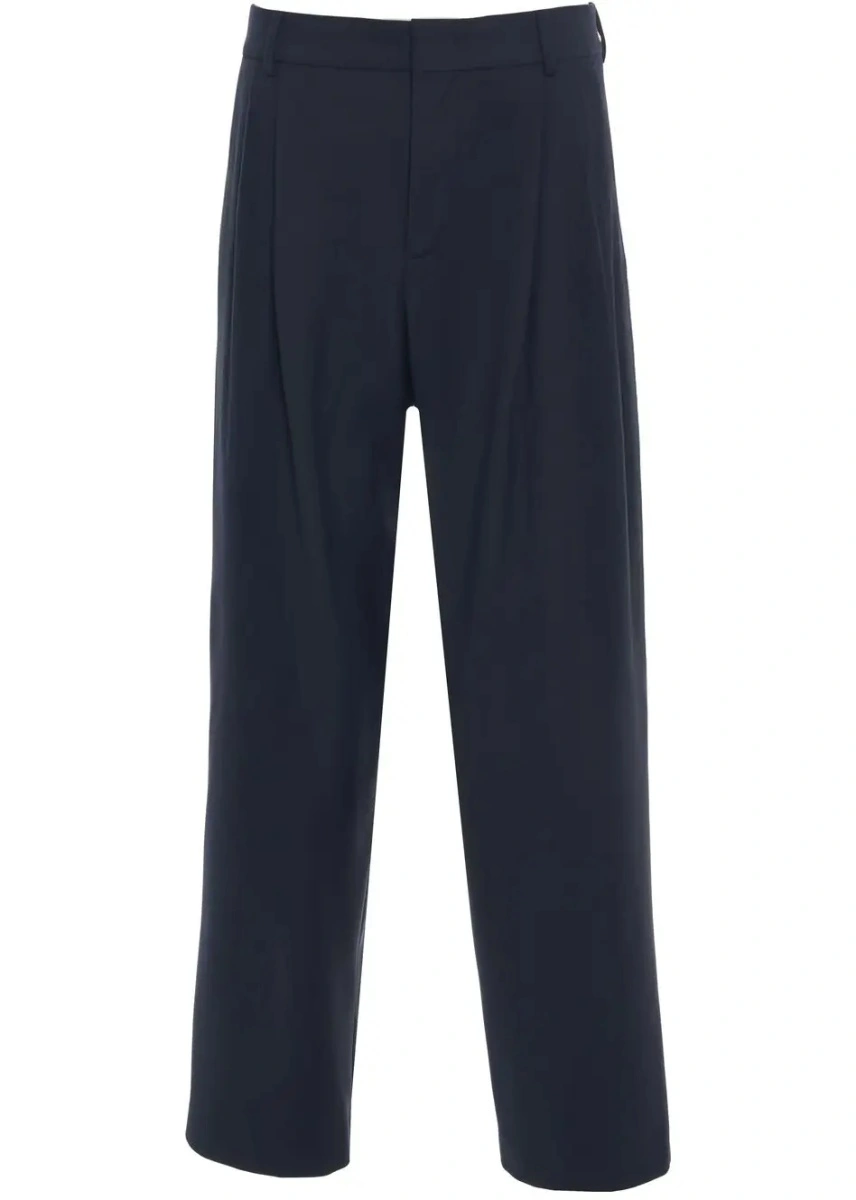 Pantaloni casual Roberto Collina albastri - Img 2
