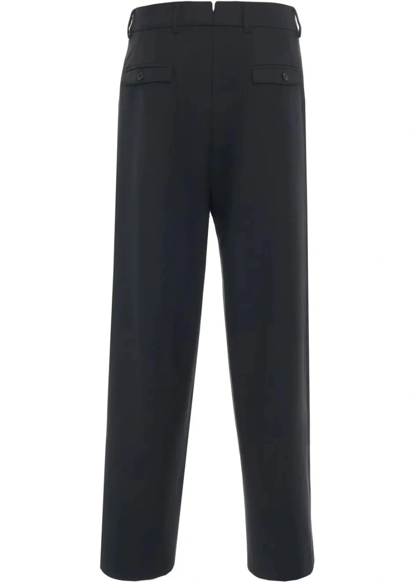 Pantaloni casual Roberto Collina negri - Img 5