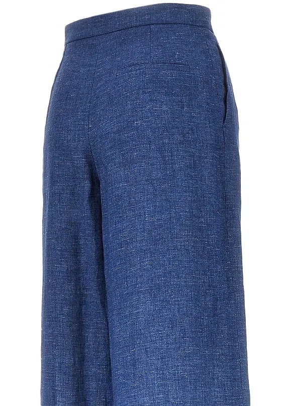 Pantaloni Chambray wide leg pants - Img 4