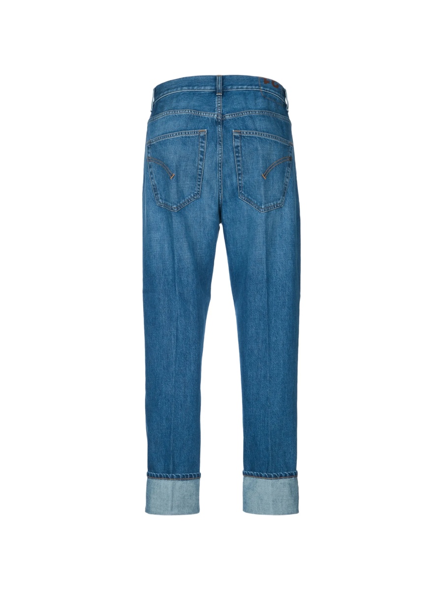 Pantaloni conici Dondup albastri - Img 2