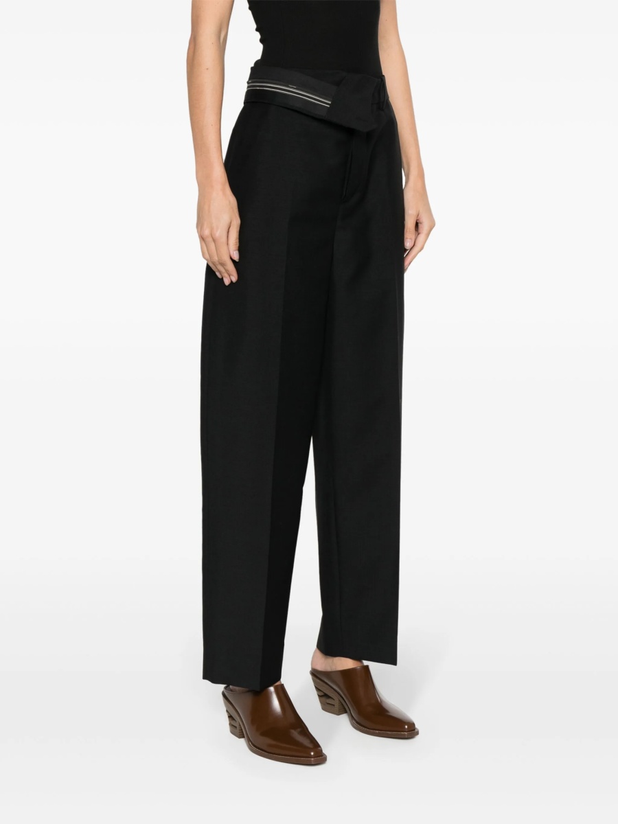 Pantaloni conici Fendi negri - Img 3