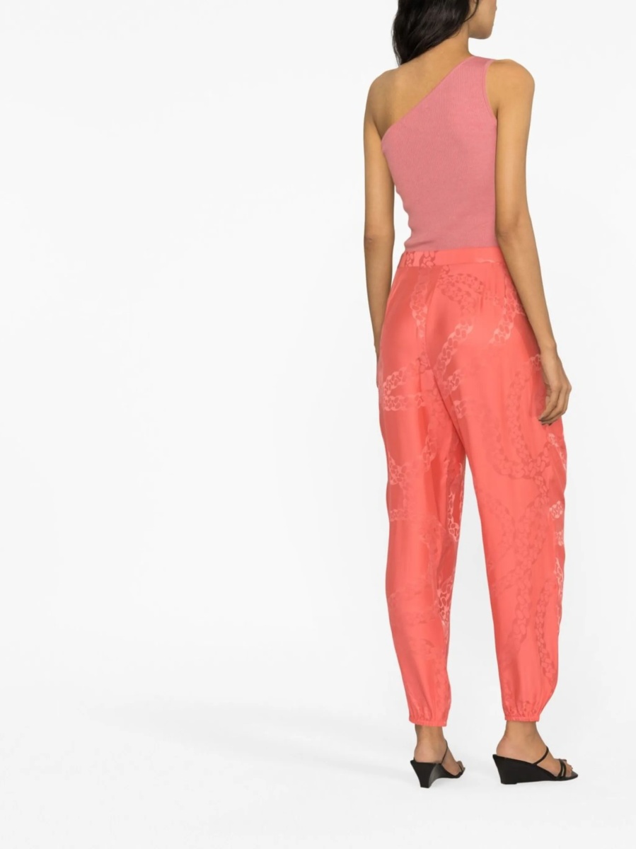 Pantaloni conici Stella McCartney roz - Img 3