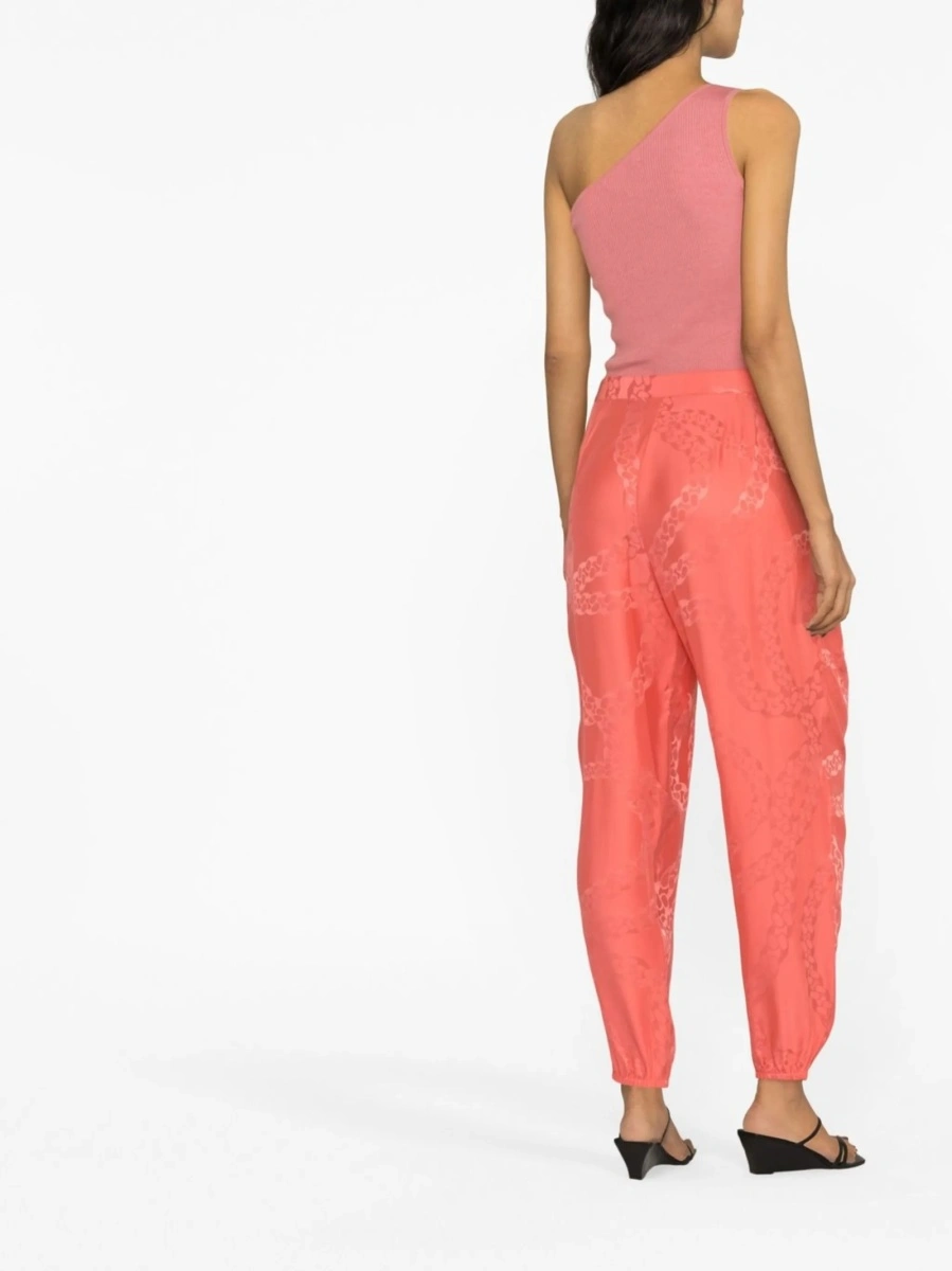 Pantaloni conici Stella McCartney roz - Img 3
