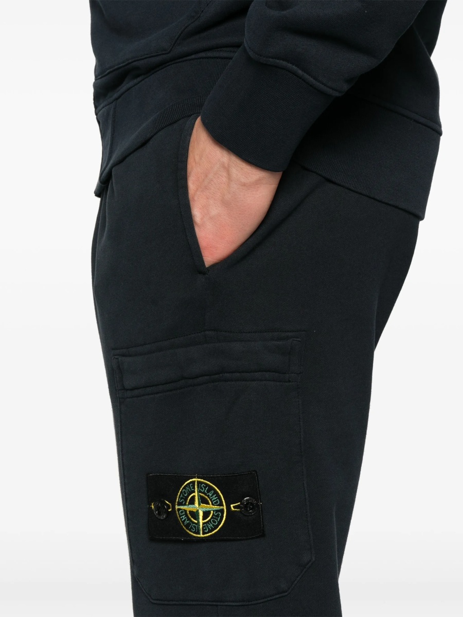 Pantaloni conici Stone Island albastri - Img 5