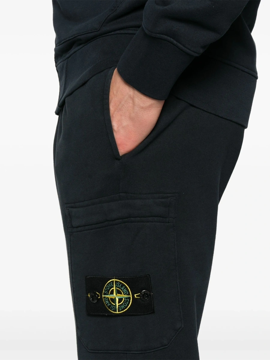 Pantaloni conici Stone Island albastri - Img 5