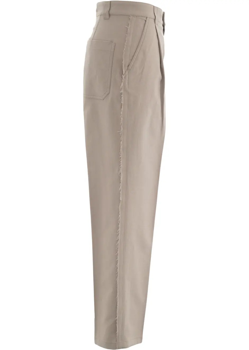 Pantaloni Cotton-linen blend pants - Img 3