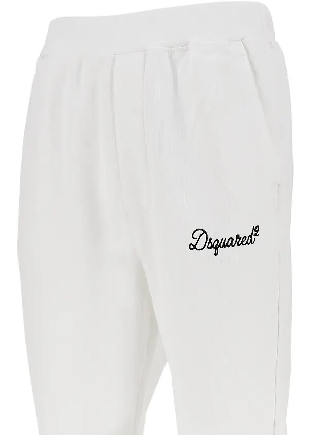 Pantaloni Cotton sweatpants with logo embroidery - Img 2