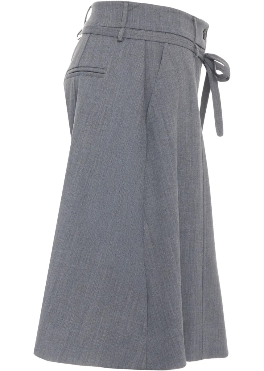 Pantaloni Culottes with waist belt - Img 3