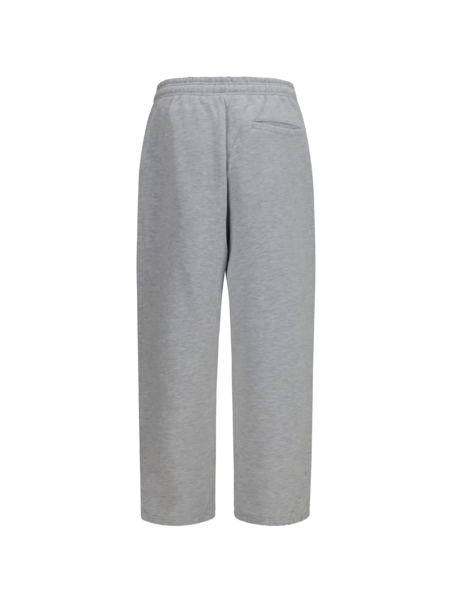 Pantaloni de trening ENTIRE STUDIOS gri din bumbac - Img 2
