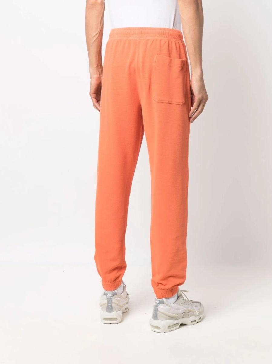 Pantaloni de trening HELMUT LANG portocalii din spandex/elastan si poliamida - Img 4