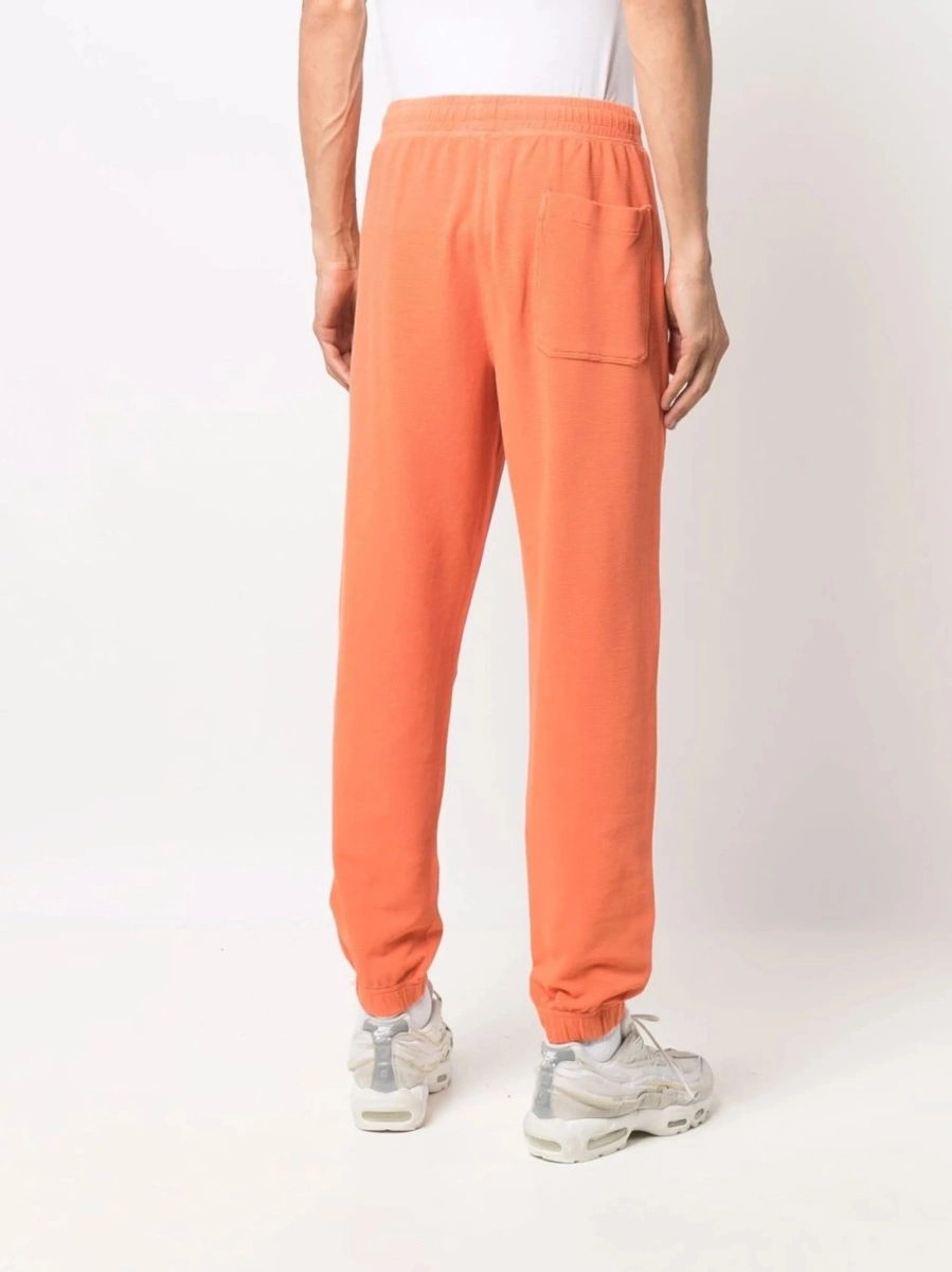 Pantaloni de trening HELMUT LANG portocalii din spandex/elastan si poliamida - Img 4
