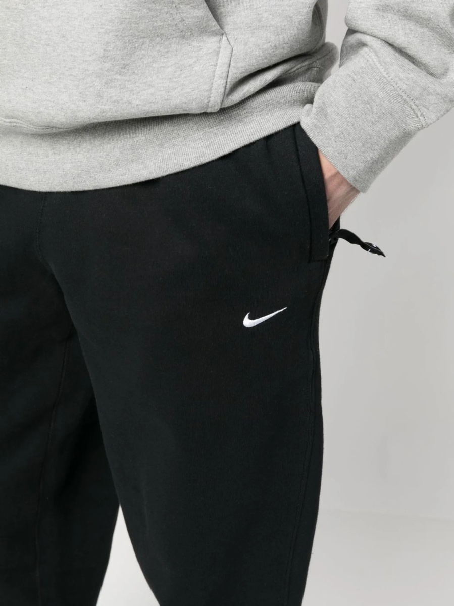 Pantaloni de trening Nike negri din bumbac si polyester - Img 5
