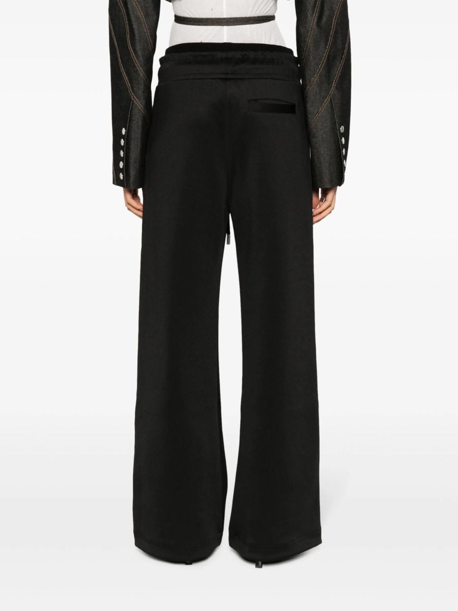 Pantaloni de trening Off-White negri din elastan si polyester - Img 4