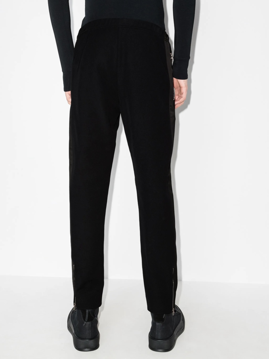 Pantaloni drepti Alexander McQueen negri - Img 3