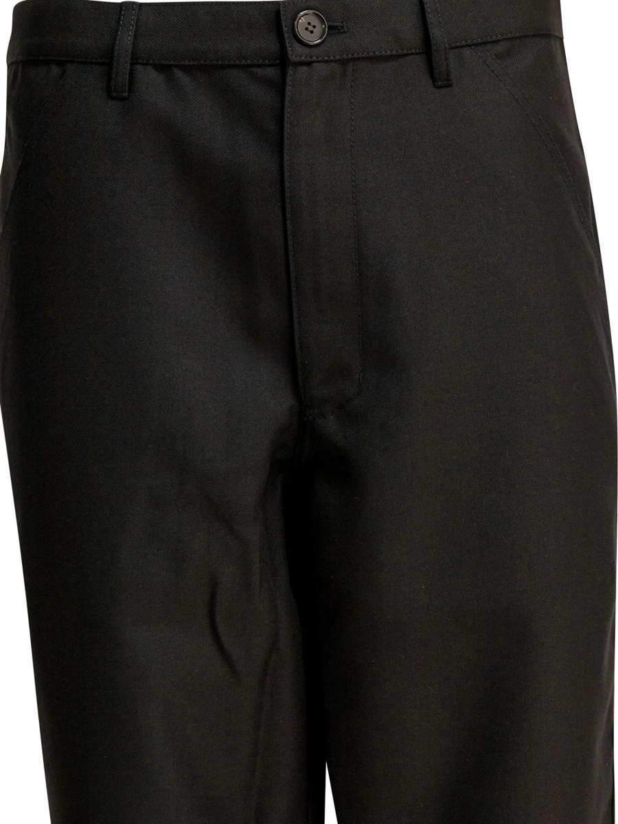 Pantaloni drepti Comme des Garçons negri - Img 3