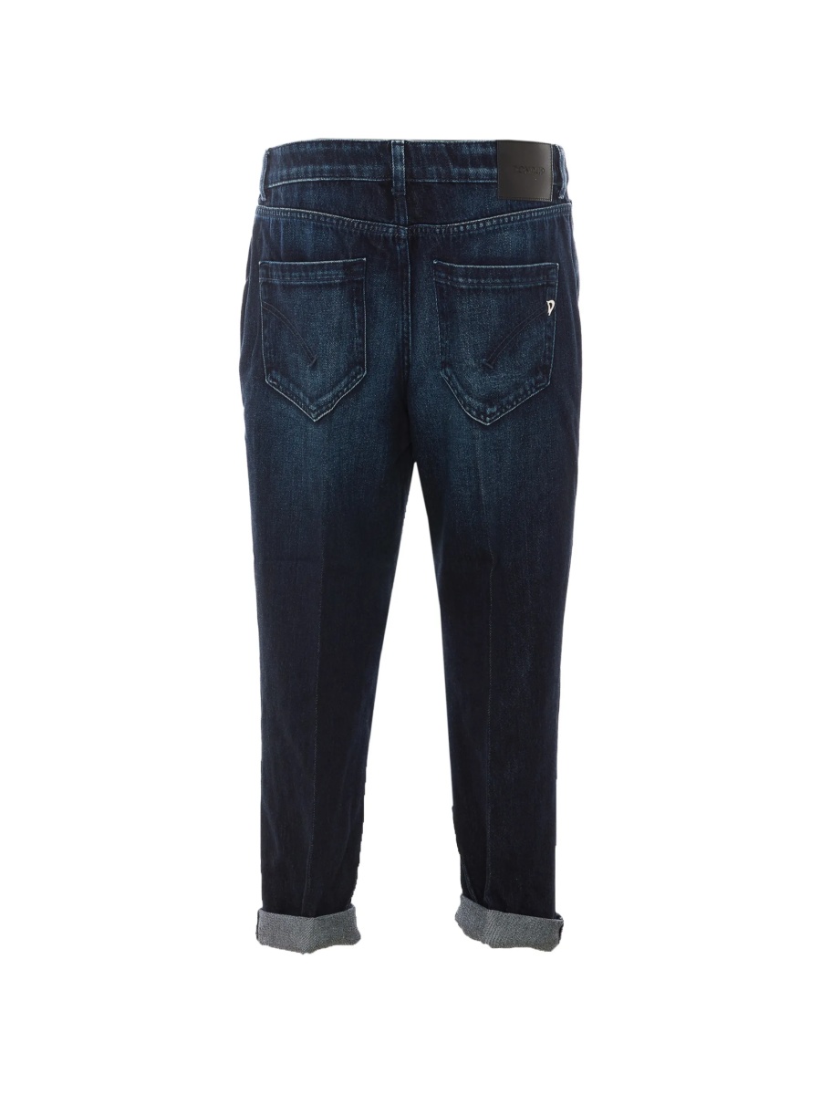 Pantaloni drepti Dondup albastri - Img 2