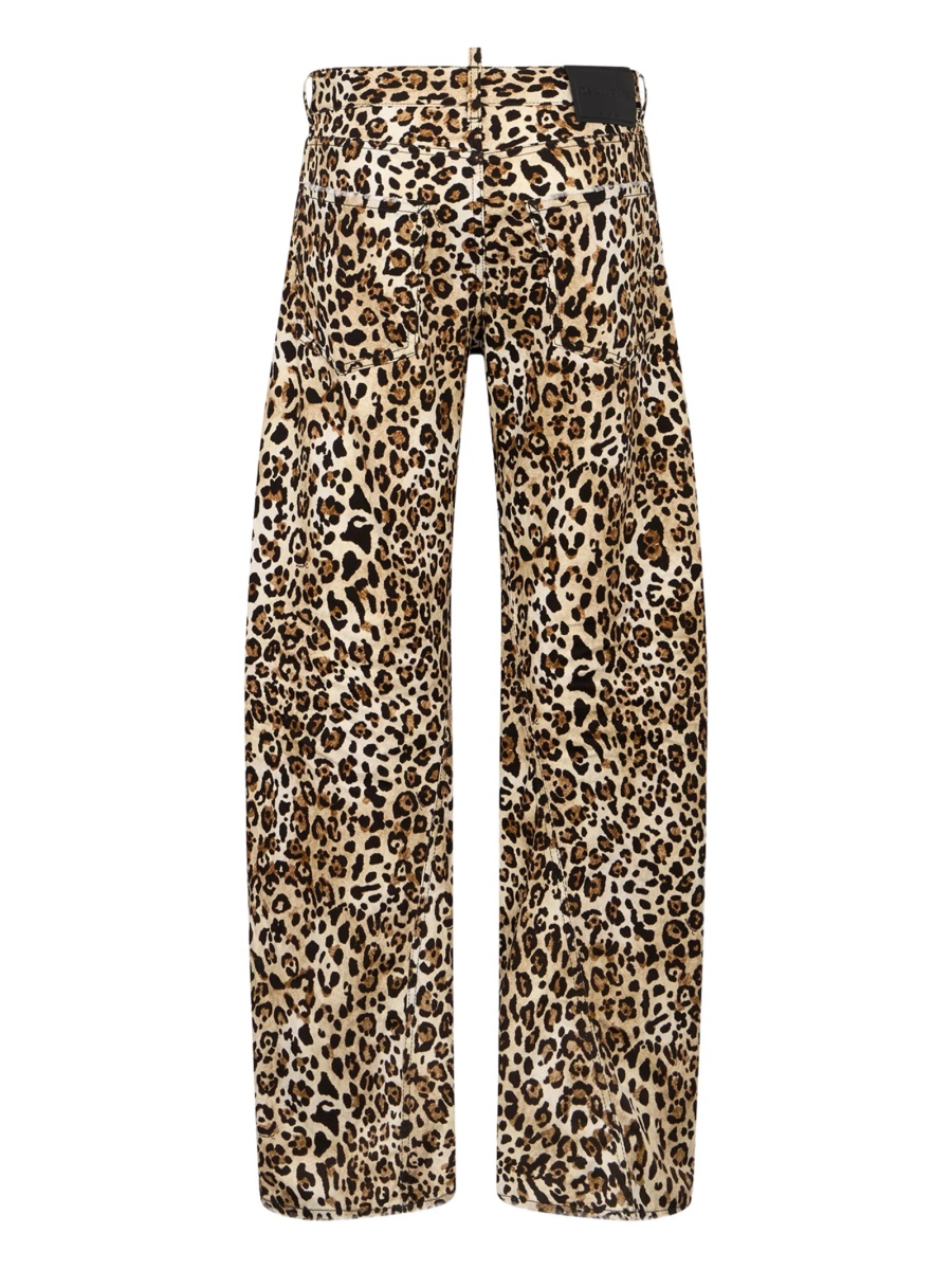 Pantaloni drepti DSQUARED2 neutri - Img 2