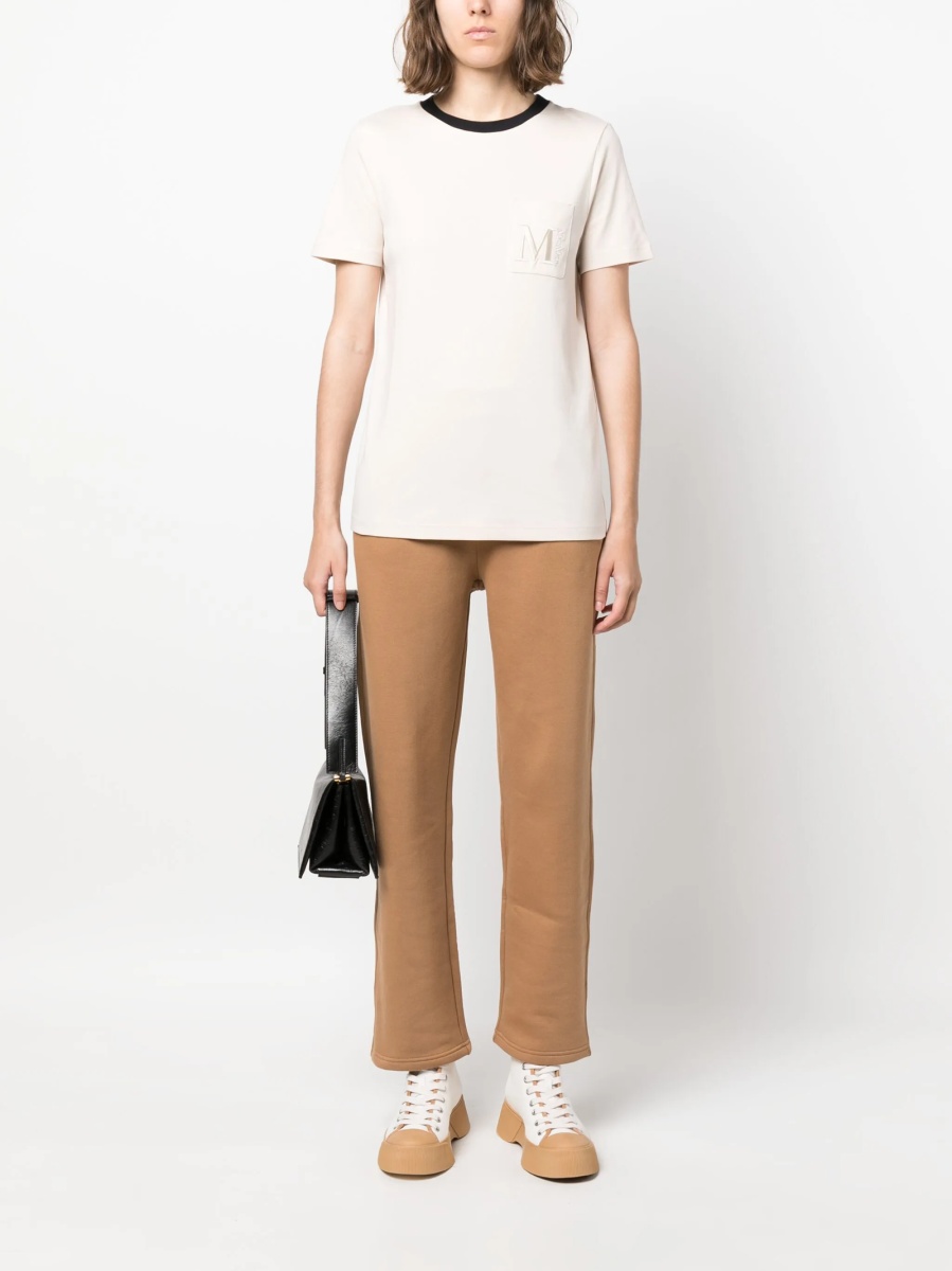 Pantaloni drepti Max Mara maro - Img 2