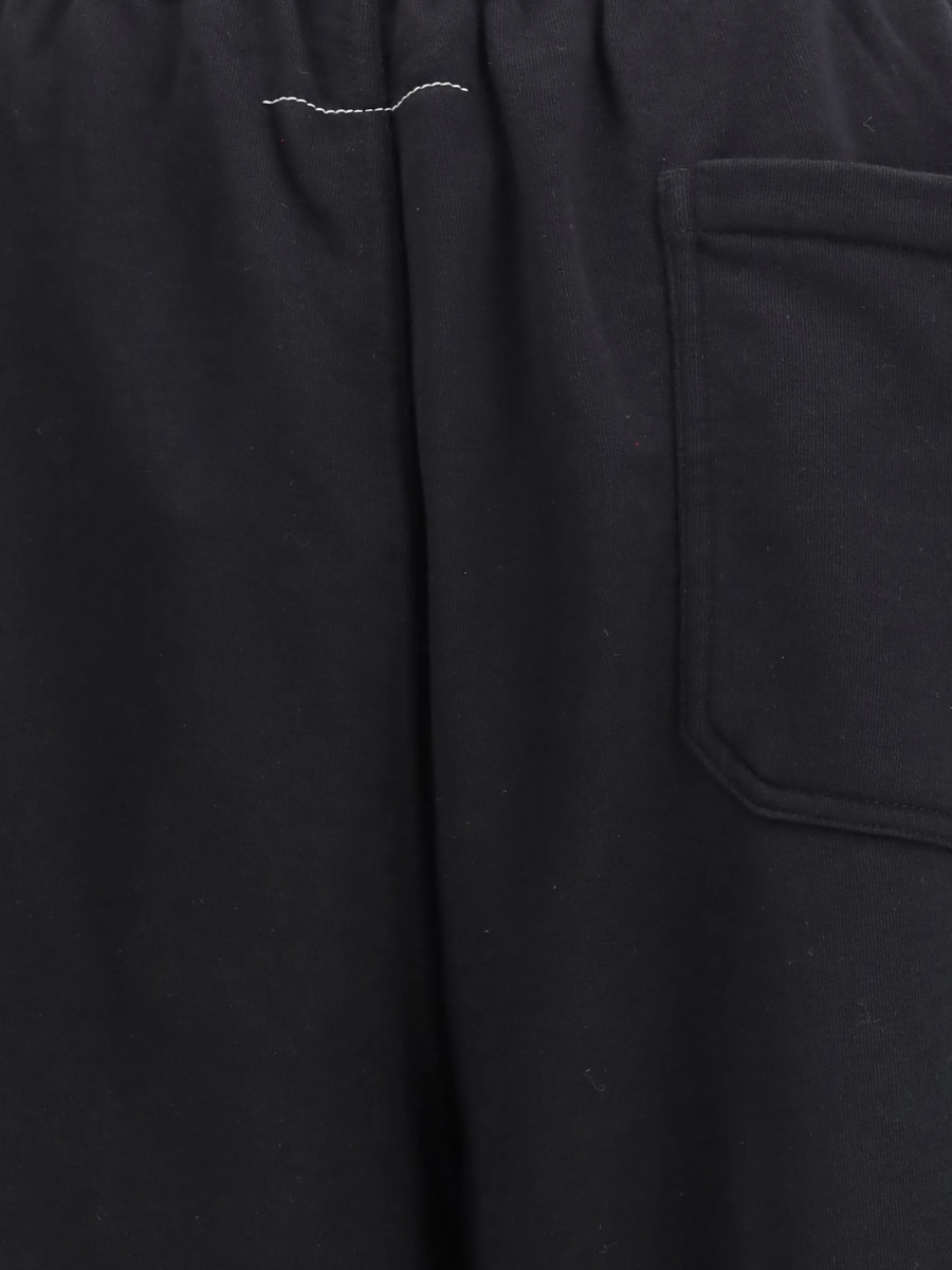 Pantaloni drepti MM6 Maison Margiela negri - Img 3
