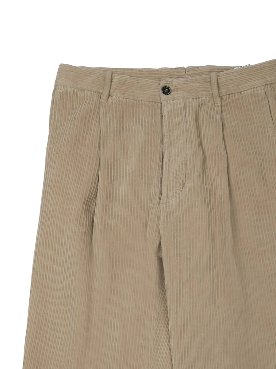 Pantaloni drepti NINE:INTHE:MORNING neutri - Img 2