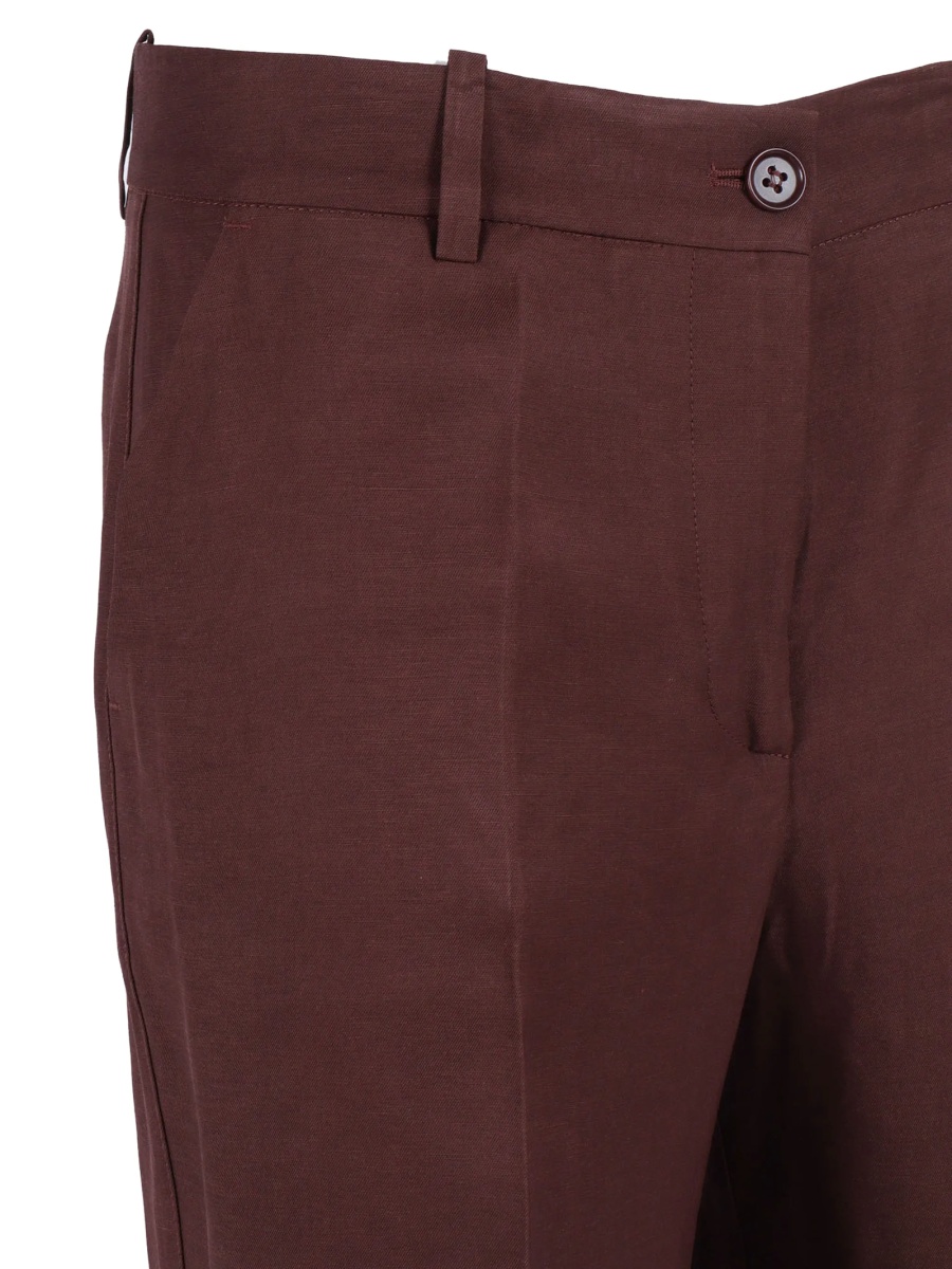 Pantaloni drepti P.A.R.O.S.H. maro - Img 3