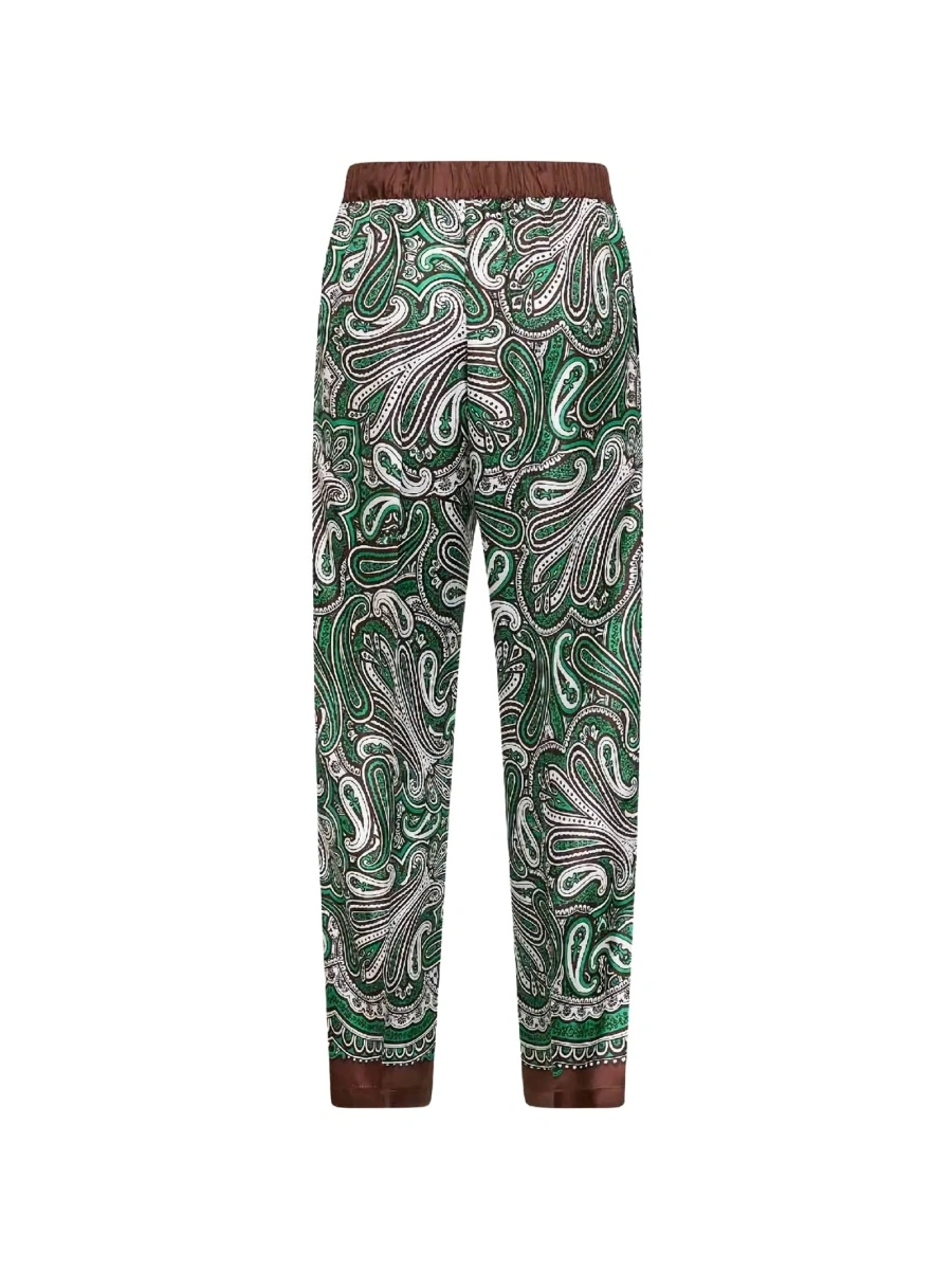 Pantaloni drepti P.A.R.O.S.H. verzi - Img 2