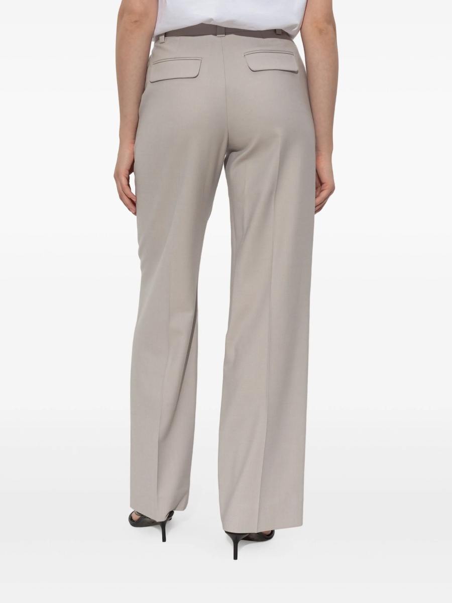 Pantaloni drepti Victoria Beckham neutri - Img 4
