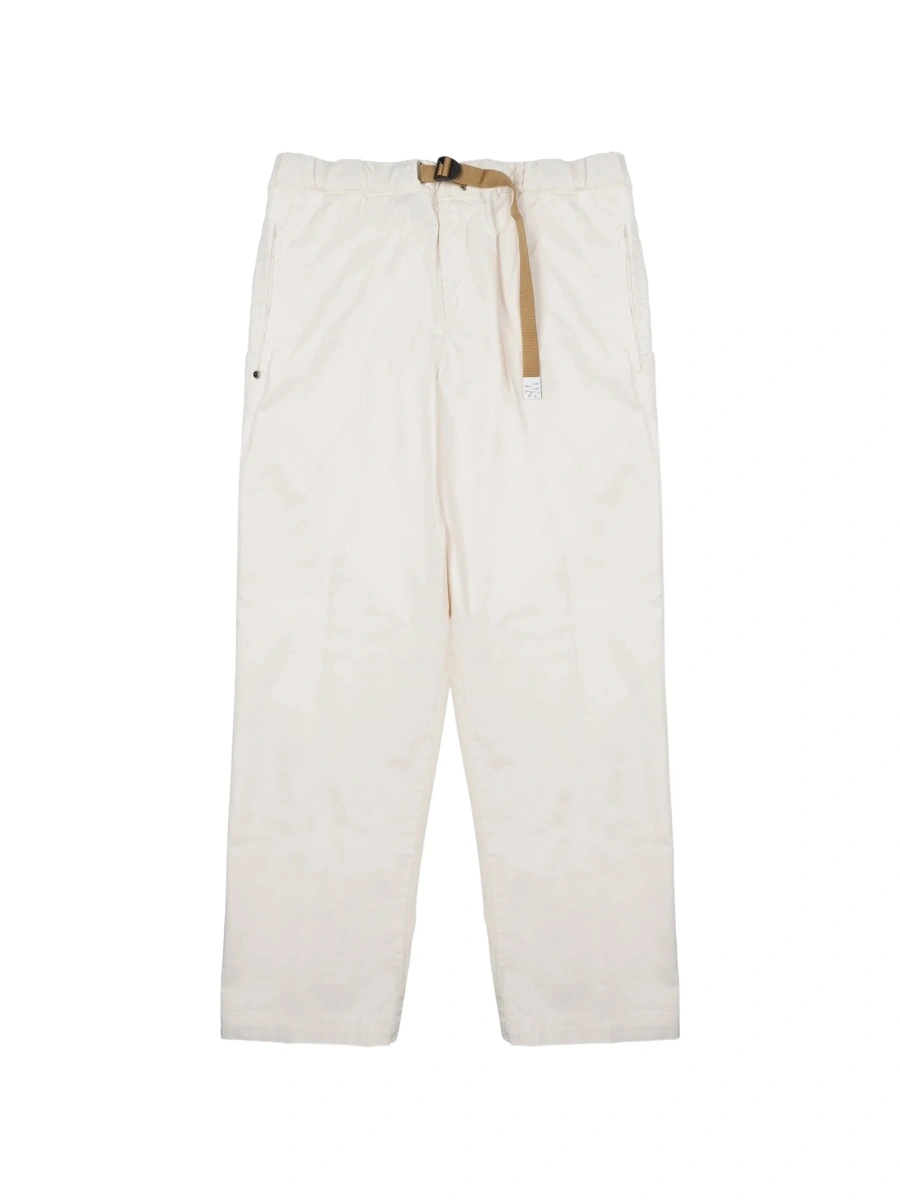 Pantaloni drepti White Sand albi - Img 2